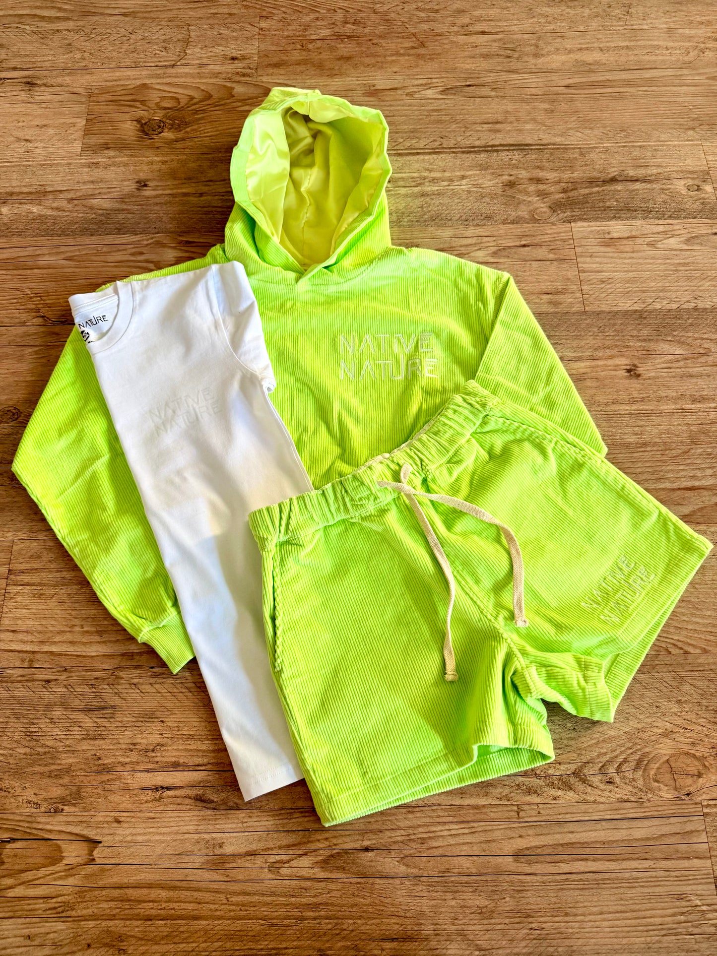 Women's Native Nature Corduroy Crop Hoodie